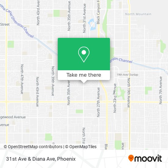 31st Ave & Diana Ave map