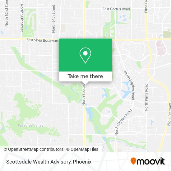 Mapa de Scottsdale Wealth Advisory