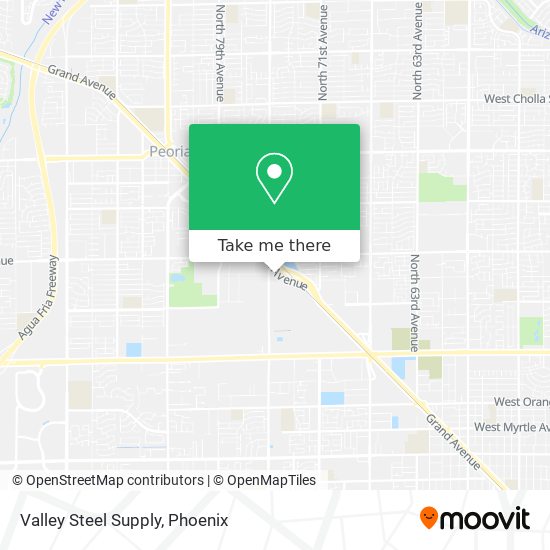 Mapa de Valley Steel Supply
