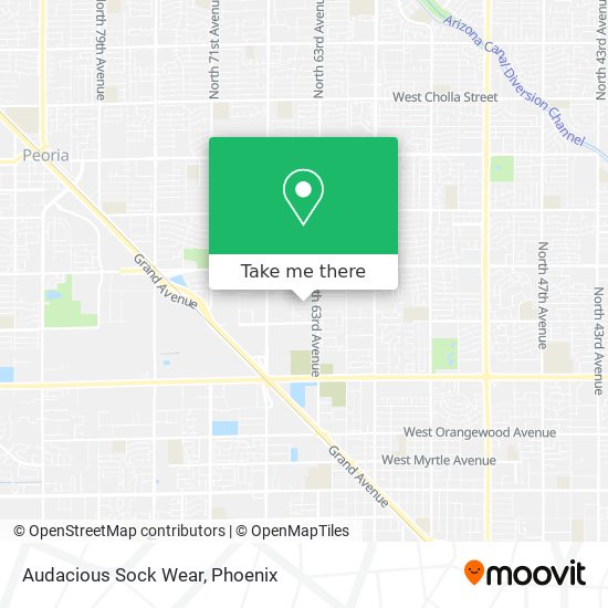 Audacious Sock Wear map