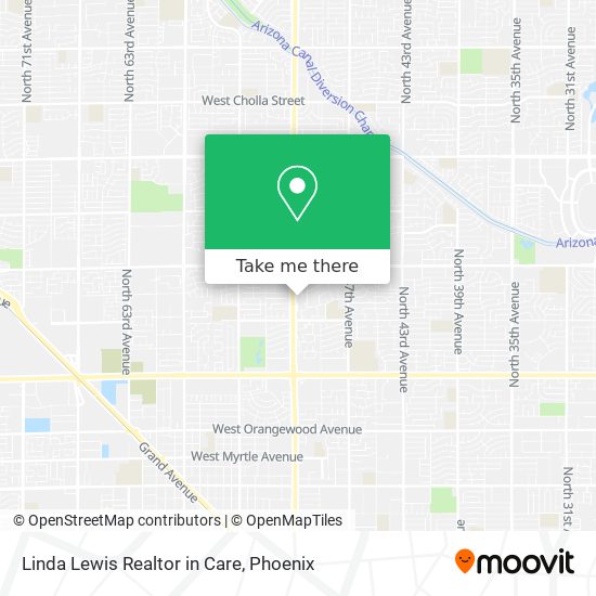 Linda Lewis Realtor in Care map