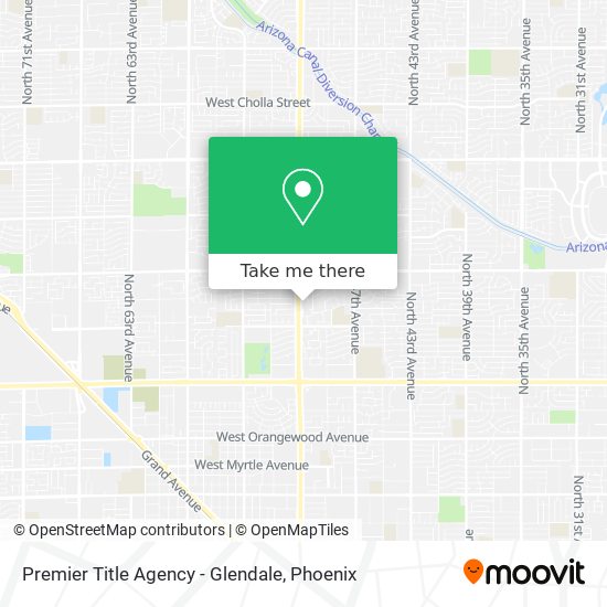 Mapa de Premier Title Agency - Glendale