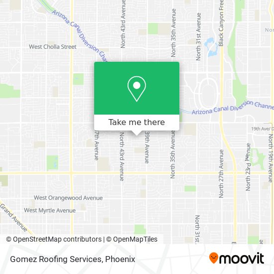 Mapa de Gomez Roofing Services