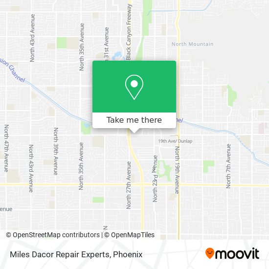 Miles Dacor Repair Experts map