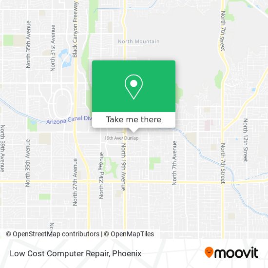 Low Cost Computer Repair map