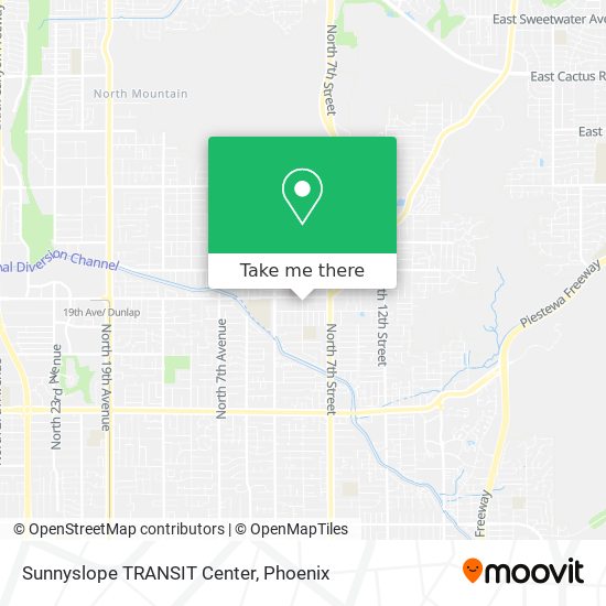 Sunnyslope TRANSIT Center map