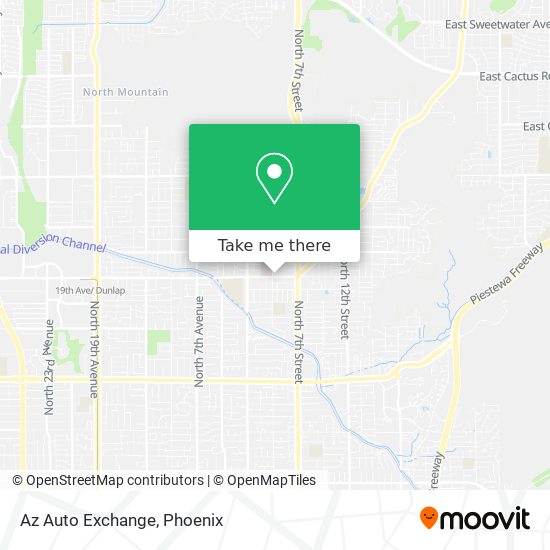 Az Auto Exchange map