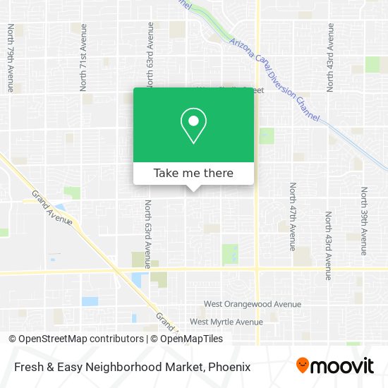 Fresh & Easy Neighborhood Market map