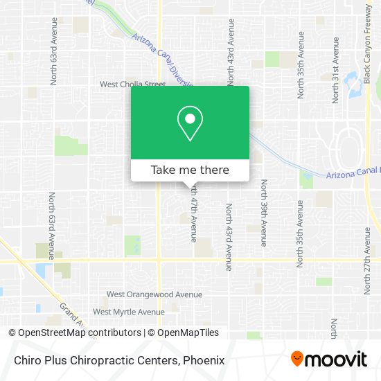 Chiro Plus Chiropractic Centers map