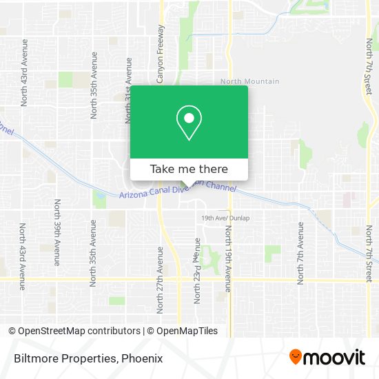 Biltmore Properties map