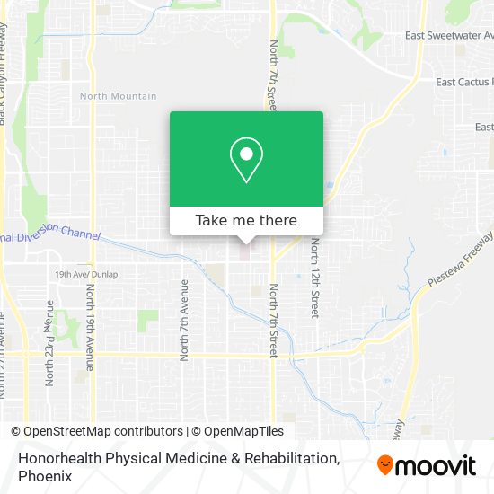 Honorhealth Physical Medicine & Rehabilitation map