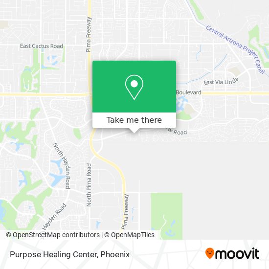 Mapa de Purpose Healing Center