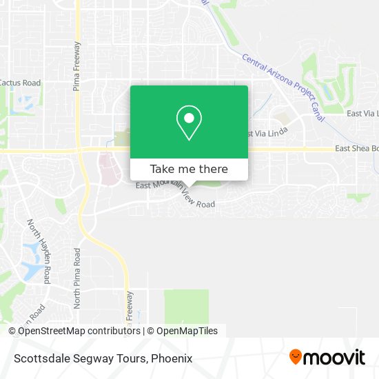 Scottsdale Segway Tours map