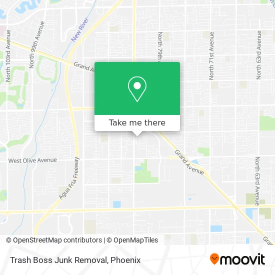 Trash Boss Junk Removal map