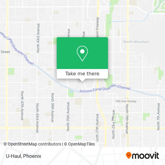 U-Haul map