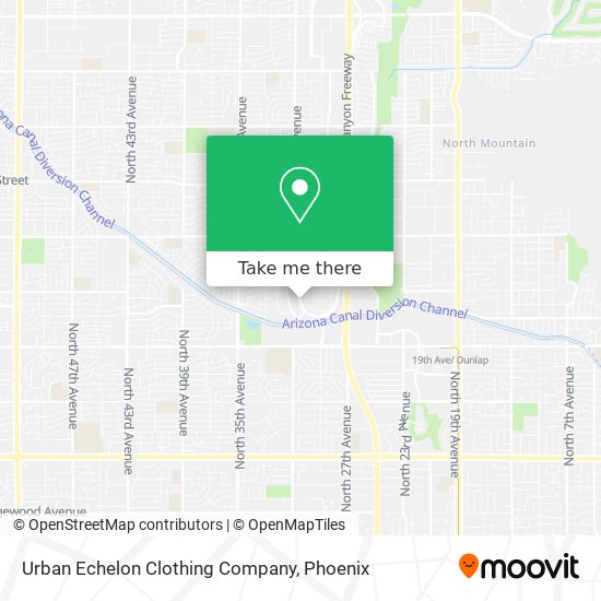 Urban Echelon Clothing Company map