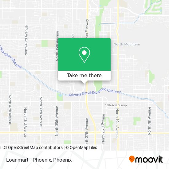 Mapa de Loanmart - Phoenix