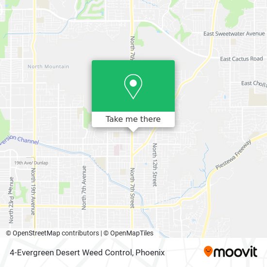 Mapa de 4-Evergreen Desert Weed Control