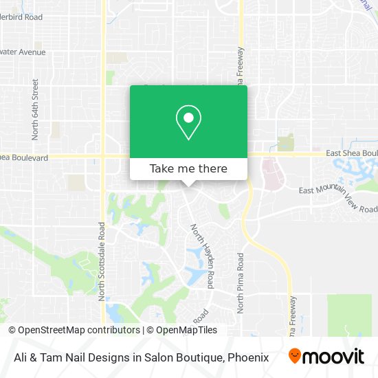 Ali & Tam Nail Designs in Salon Boutique map