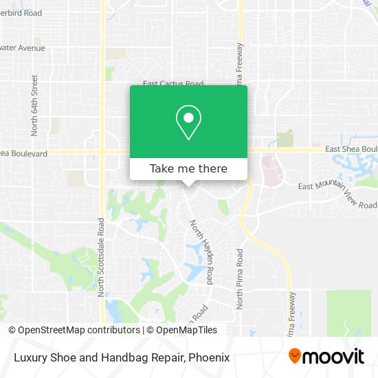Luxury Shoe and Handbag Repair map