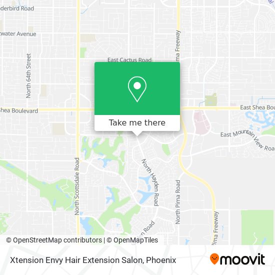 Xtension Envy Hair Extension Salon map