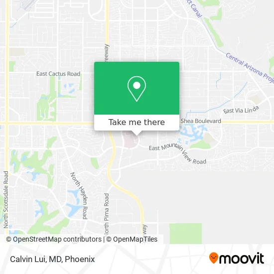 Mapa de Calvin Lui, MD