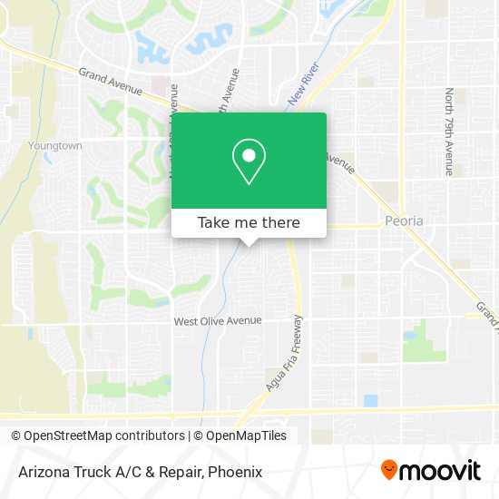 Arizona Truck A/C & Repair map
