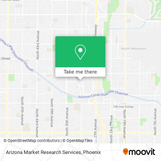 Arizona Market Research Services map