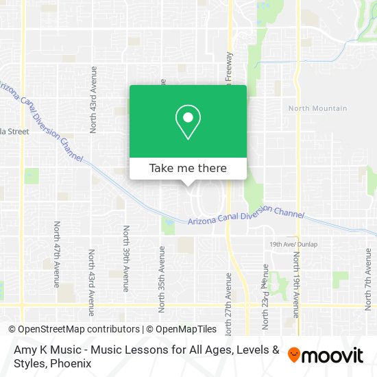 Amy K Music - Music Lessons for All Ages, Levels & Styles map