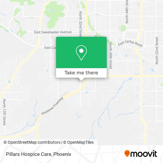 Pillars Hospice Care map