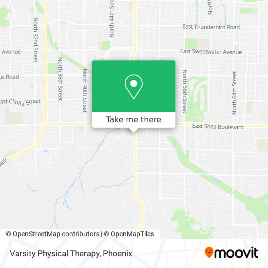 Mapa de Varsity Physical Therapy