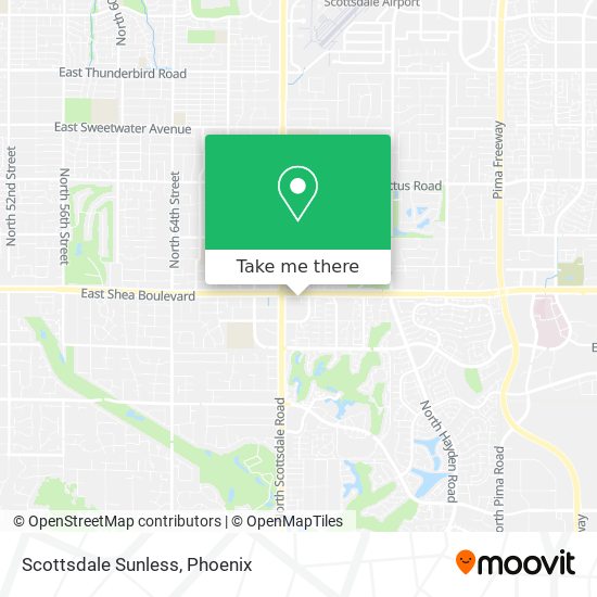 Scottsdale Sunless map