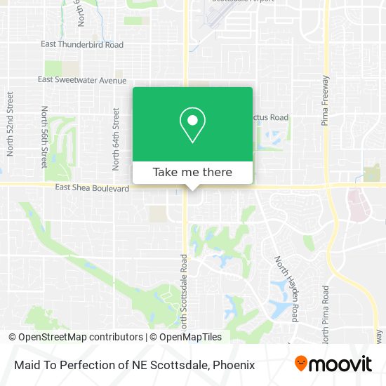 Mapa de Maid To Perfection of NE Scottsdale