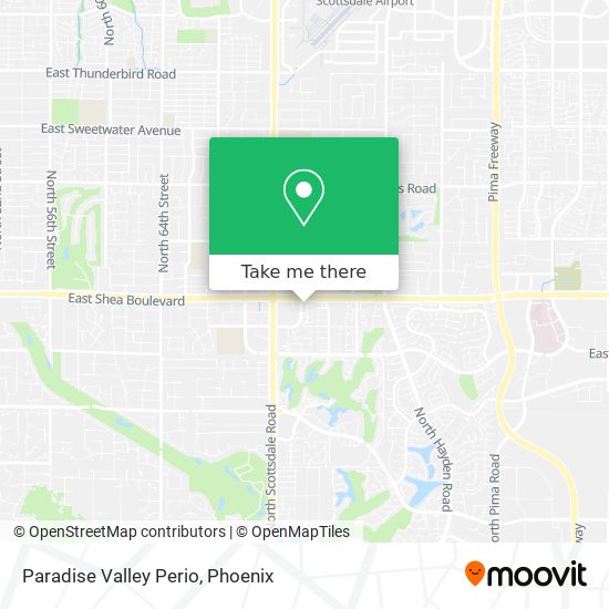 Paradise Valley Perio map