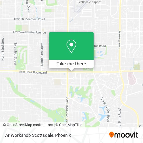 Mapa de Ar Workshop Scottsdale