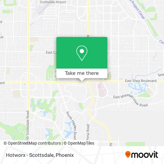 Hotworx - Scottsdale map