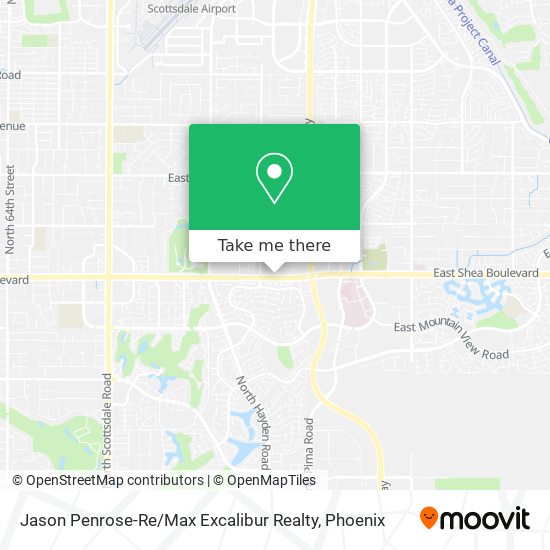 Jason Penrose-Re / Max Excalibur Realty map