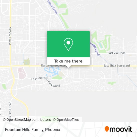 Mapa de Fountain Hills Family