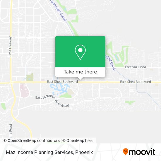 Maz Income Planning Services map