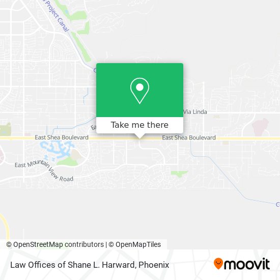 Law Offices of Shane L. Harward map