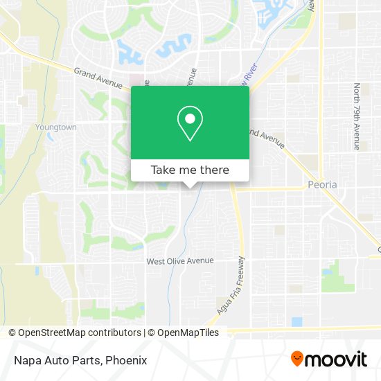 Mapa de Napa Auto Parts