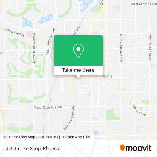 J S Smoke Shop map