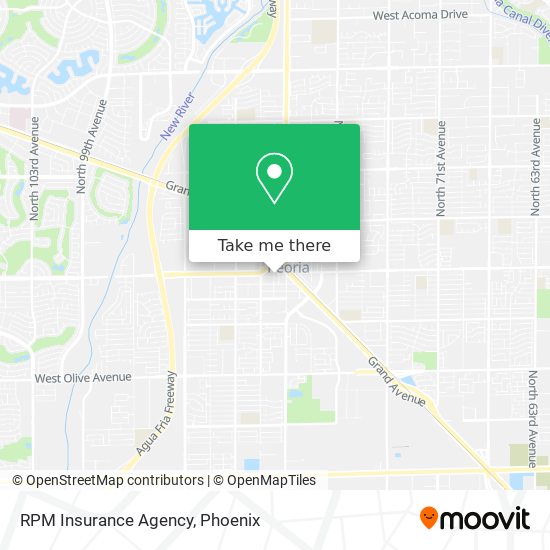 RPM Insurance Agency map