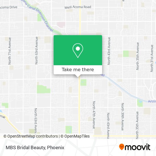 MBS Bridal Beauty map