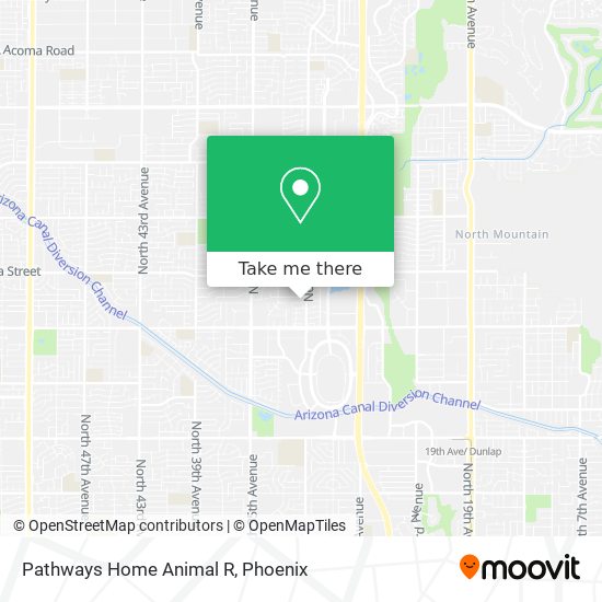 Mapa de Pathways Home Animal R