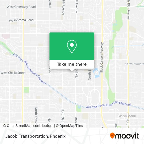 Jacob Transportation map