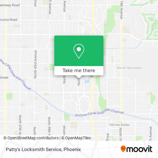 Mapa de Patty's Locksmith Service