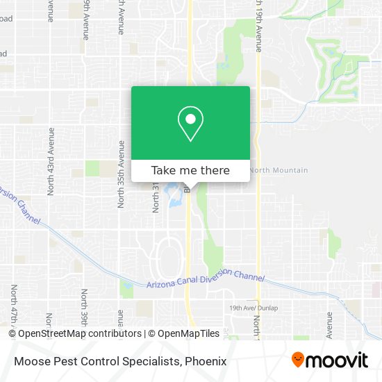 Moose Pest Control Specialists map