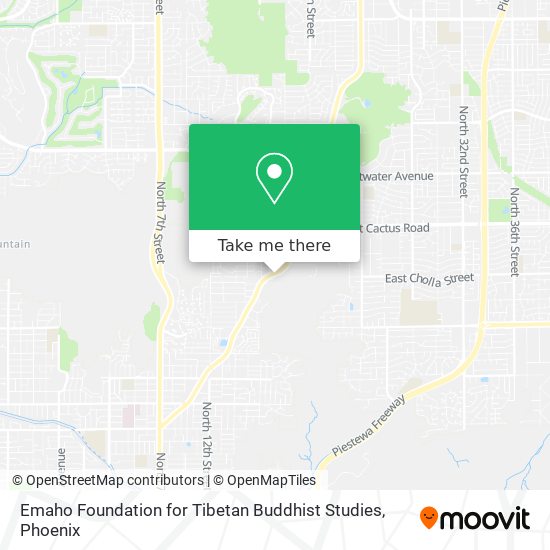 Mapa de Emaho Foundation for Tibetan Buddhist Studies