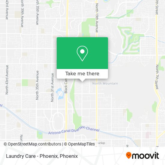 Laundry Care - Phoenix map